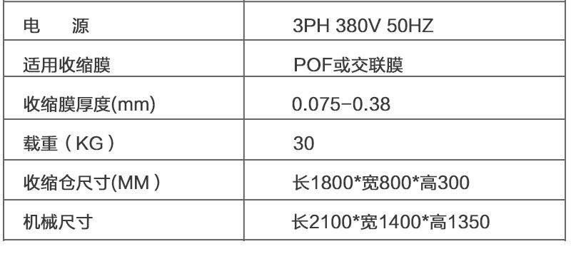 精緻型恒溫收縮包裝機