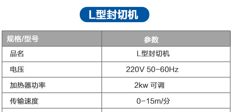 半自動L型封切收縮包裝機