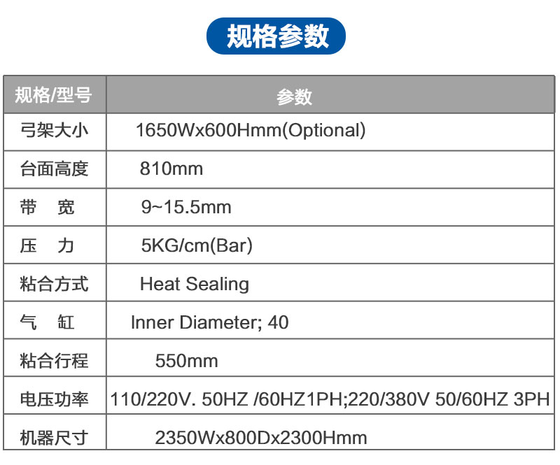 加壓型自動打包機