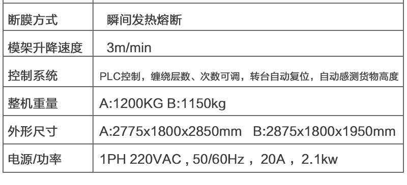 全自動轉台在線式纏繞機